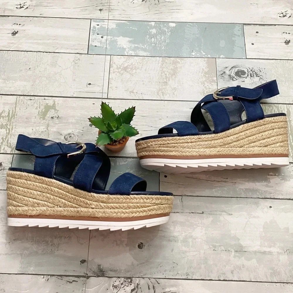 ⭐️Marc Fisher Zain Espadrille Wedge Sandal - Picture 5 of 8